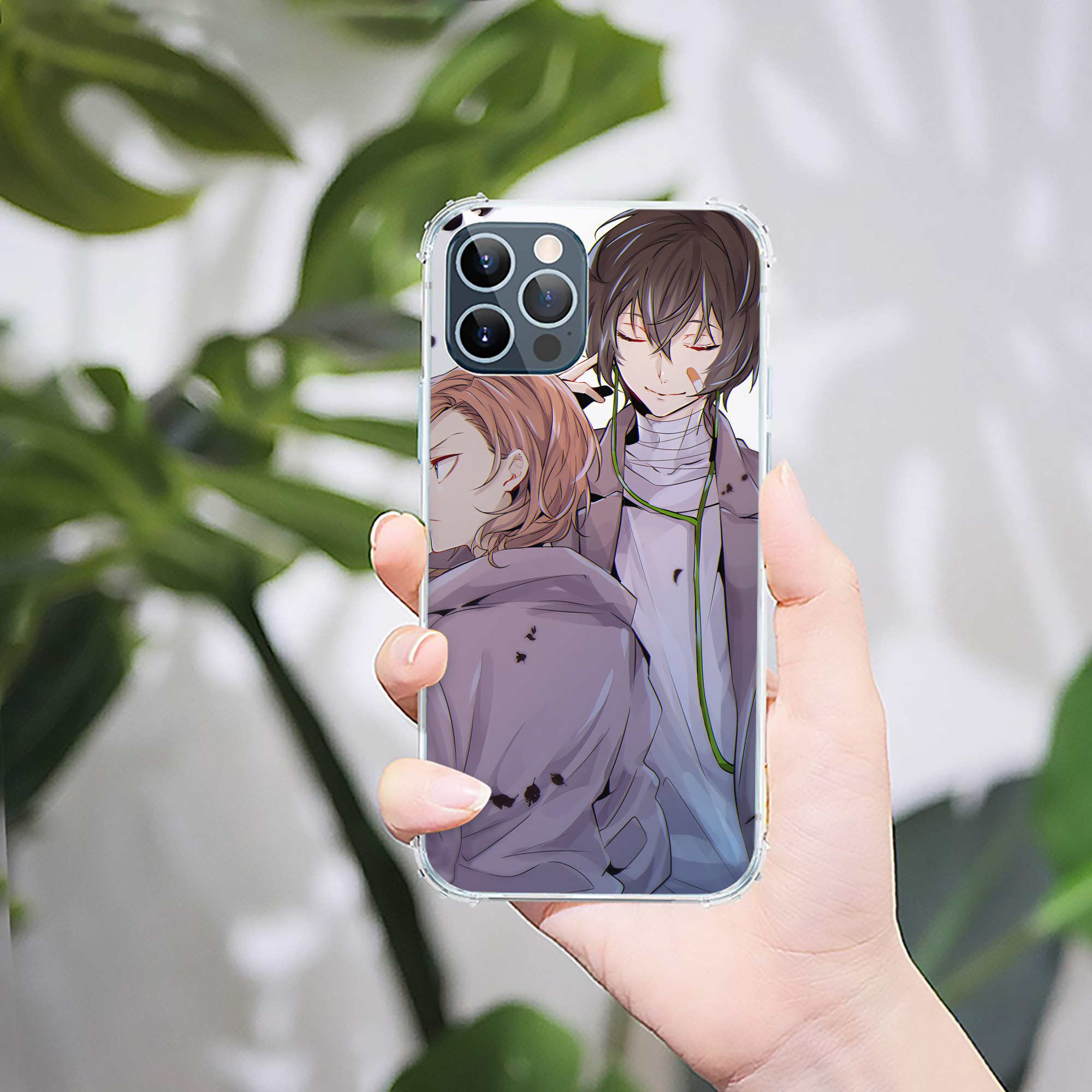 （画像用） 文豪ストレイドッグス Bungo Stray Dogs 【iPhone 12シリーズ対応】透明スマホケース（クリアソフトケース）